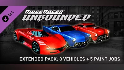 Ridge Racer  Unbounded - Extended Pack: 3 Vehicles + 5 Paint Jobs