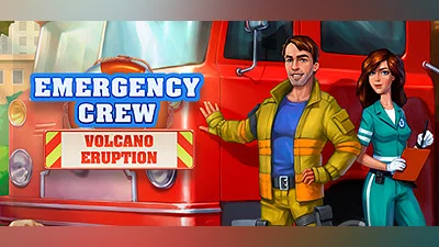 Emergency Crew Volcano Eruption