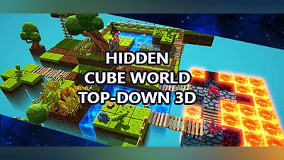 Hidden Cube World Top-Down 3D