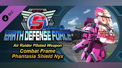 EARTH DEFENSE FORCE 5 - Air Raider Piloted Weapon: Combat Frame Phantasia Shield Nyx