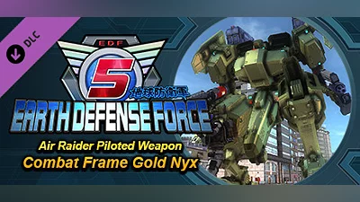 EARTH DEFENSE FORCE 5 - Air Raider Piloted Weapon: Combat Frame Gold Nyx