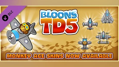 Bloons TD 5 - Top Gun Monkey Ace Skin
