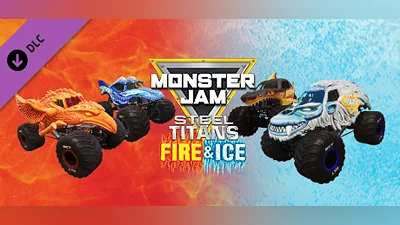 Monster Jam Steel Titans - Fire & Ice Truck Bundle