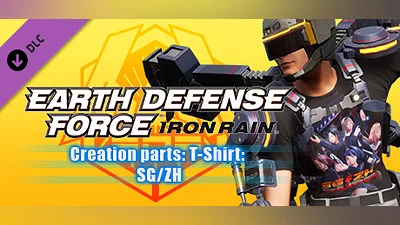 EARTH DEFENSE FORCE: IRON RAIN - Creation parts: T-Shirt: SG/ZH