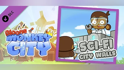 Bloons Monkey City - Sci-Fi City Walls