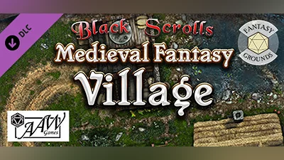 Fantasy Grounds - Black Scrolls Village (Map Tile Pack)