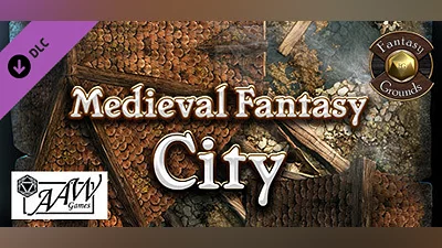 Fantasy Grounds - Black Scrolls Medieval Fantasy City (Map Tile Pack)