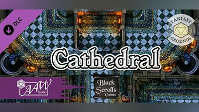 Fantasy Grounds - Black Scrolls Cathedral (Map Tiles Pack)