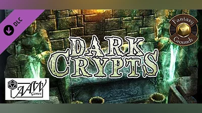 Fantasy Grounds - Black Scrolls Dark Crypts (Map Tile Pack)