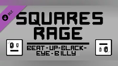 Squares Rage Character - Beat-Up-Black-Eyed Billy
