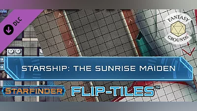 Fantasy Grounds - Starfinder RPG - Flip-Mat - Starship, The Sunrise Maiden