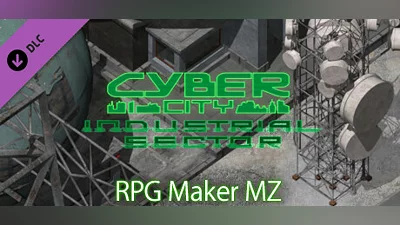 RPG Maker MZ - CyberCity Industrial Sector Tiles