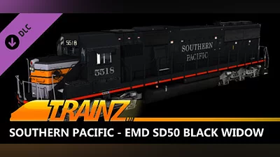 Trainz Plus DLC - Southern Pacific - EMD SD50 Black Widow