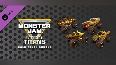 Monster Jam Steel Titans - Gold Truck Bundle