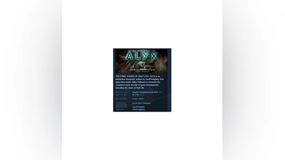 Half-Life: Alyx - Final Hours STEAM РОССИЯ