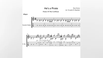 Pirates Of The Caribbean guitar cover
