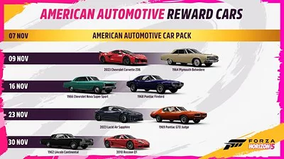 Forza Horizon 5 American Automotive Car Pack (PC) [Global] [Standard]