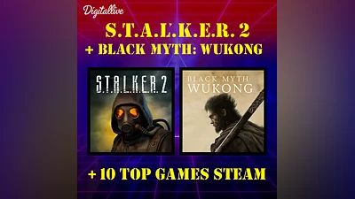 STALKER 2 +  10 Топовых Игр Steam