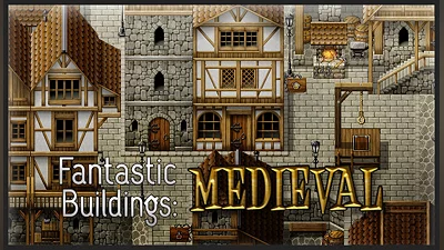 RPG Maker VX Ace Fantastic Buildings Medieval (DLC) [Global] [Standard]