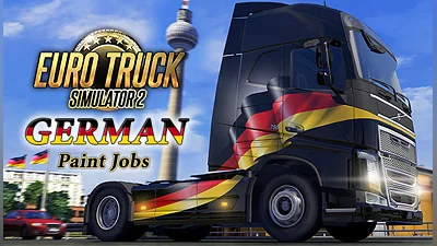 Euro Truck Simulator 2 German Paint Jobs Pack (PC) [Global] [Standard]