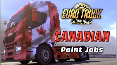 Euro Truck Simulator 2 Canadian Paint Jobs Pack (PC) [Global] [Standard]