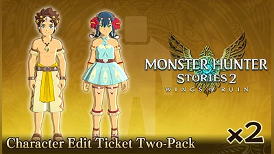 Monster Hunter Stories 2 Wings of Ruin Character Edit Ticket TwoPack (PC) [Global] [Standard]