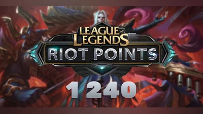 League of Legends Riot Points 1240 RP [Western Europe] [Standard]