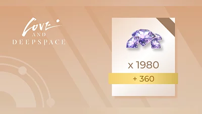 Love and Deepspace 1980 Crystals plus 360 Diamonds [Global] [Standard]