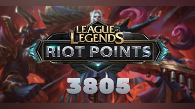 League of Legends Riot Points 3805 RP [Brazil] [Standard]