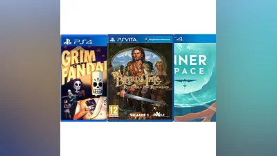 Grim Fandango Remastered, The Bard's Tale, InnerSpace