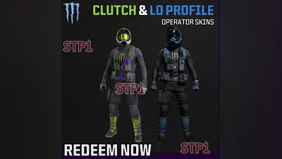 Clutch+Lo Profile Operator Skin Code MONSTER ENERGY