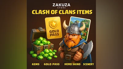 Золотой пропуск Clash of Clans|Драгоценные камни|Облики