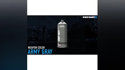 PAYDAY 2: Army Gray Weapon Color key (Steam, global)