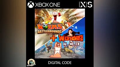 Worms Battlegrounds + Worms W.M.D XBOX [ Ключ   Код ]