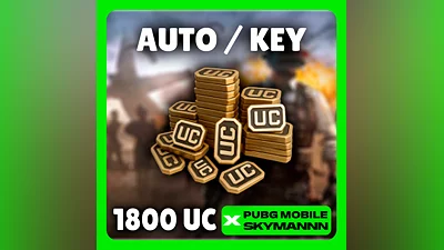 24/7 АВТО | 1800 UC КЛЮЧ | PUBG Mobile GLOBAL