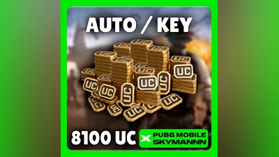24/7 АВТО | 8100 UC КЛЮЧ | PUBG Mobile GLOBAL