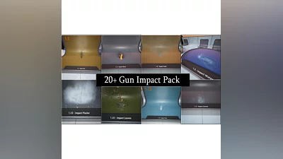 20 + пистолет ударные частицы UE4