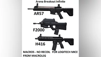 Arena Breakout Infinite. Скрипты для logitech. Пак 4