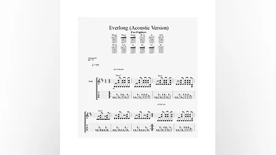 Табы к песне Foo Fighters - Everlong (Acoustic Version)