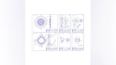 Чертеж Ведомый и нажимной диск сцепления ЗИЛ