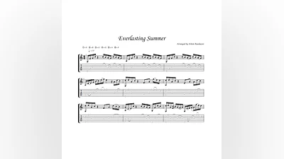 Бесконечное лето - фингерстайл гитара + табы