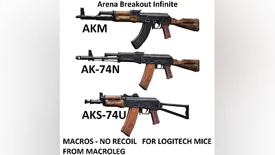 Arena Breakout Infinite. Скрипты для logitech. Пак 3