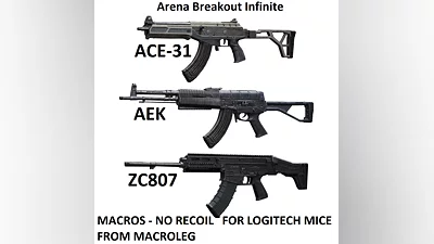 Arena Breakout Infinite. Скрипты для logitech. Пак 1