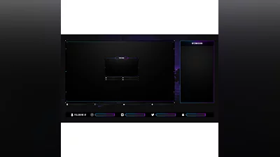 Заставки и оверлеи Twitch Photoshop Fortnite