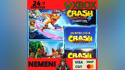 CRASH BANDICOOT  НАБОР QUADRILOGY XBOX ONE SERIES X|S