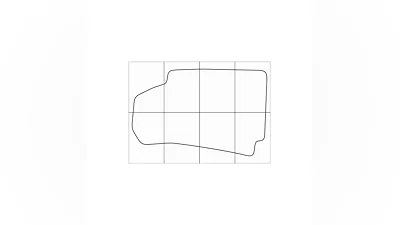 CHEVROLET TRAIL BLAZER 2012 Лекала автоковриков, вектор