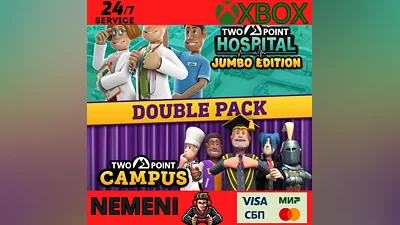 Two Point Hospital and Two Point Campus Double XBOX KEY