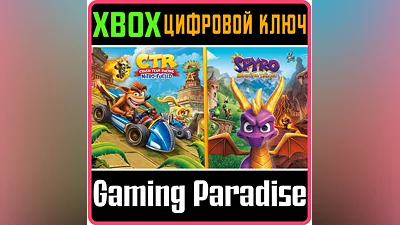 CRASH TEAM RACING NITRO-FUELED + SPYRO GAME BUNDLE