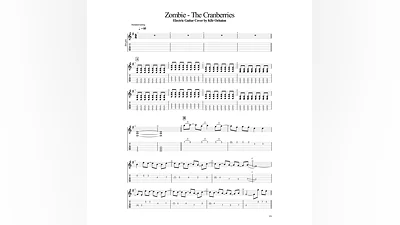 Табы Kfir Ochaion - The Cranberries - Zombie - Electric