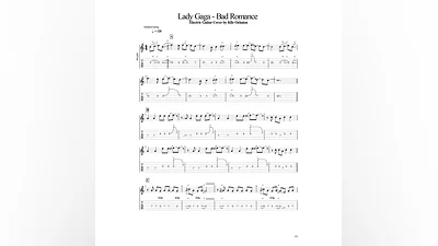 Табы Kfir Ochaion - Lady Gaga - Bad Romance - Electric